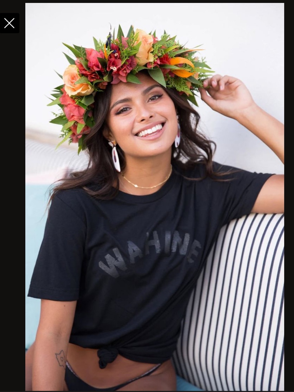 Dolkii Wahine Tee Black